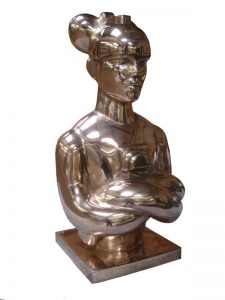 ohne Titel, 24x46cm, Bronze poliert, 2017