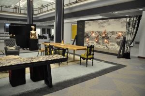 Deutsche Bank, Königsallee 45-47, Düsseldorf, 2015. Kooperation von fraunberg art gallery & Ulla Blennemann Innenarchitektur. Skulpturen - Agata Agatowska