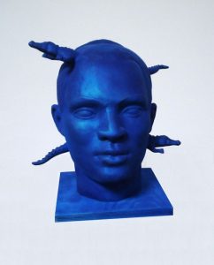 Blue Crocodiles, 32x40cm, Bronze, Unikat, 2015.