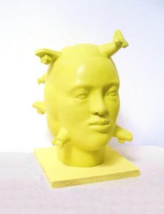 Kleine Turbulenzen, 29x40cm, Bronze, Unikat, 2014