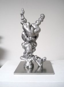 "Królik", 30x30x45cm, aluminium, stal szlachetna, 2014