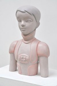 Boy, 2011, mastic, 30x47cm