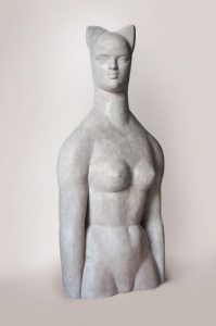 Kot, 2007,beton, 103x45cm