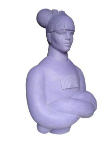 O.t. (Violett), 59x101cm, Mastik, 2013