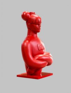 o.T., 59x101cm, Bronze, 2016