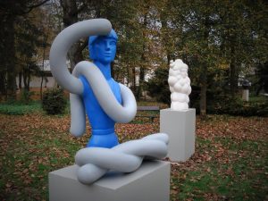 Zentrum der Polnischen Skulptur in Orońsko, Polen, 2017