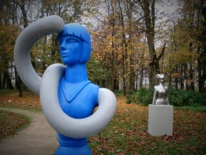 Zentrum der Polnischen Skulptur in Orońsko, Polen, 2017