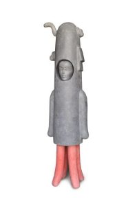 Przeprowadzka na Marsa ,2008,mastic,190x44cm